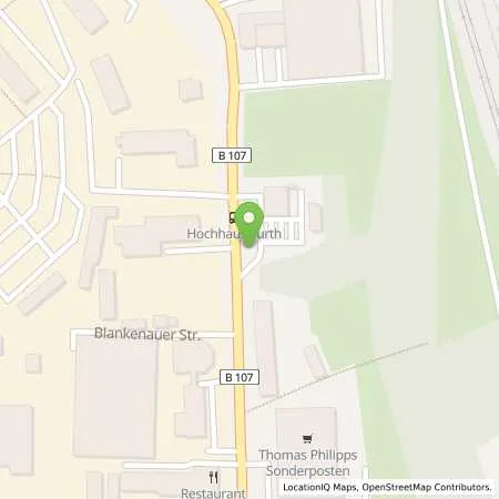 Standortübersicht der Tankstelle Aral Tankstelle in 09113 Chemnitz