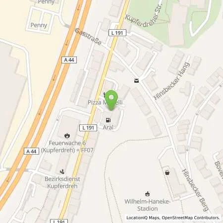 Standortübersicht der Tankstelle Aral Tankstelle in 45257 Essen