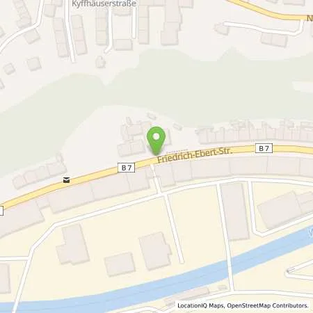 Standortübersicht der Tankstelle bft Wuppertal in 42117 Wuppertal