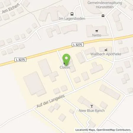 Standortübersicht der Tankstelle Hünstetten-Wallbach in 65510 Hünstetten (Wallbach)