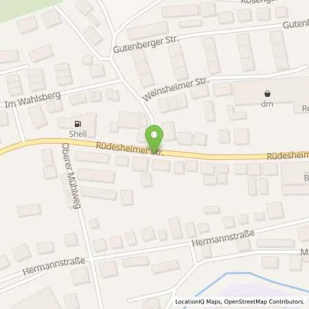 Standortübersicht der Tankstelle Shell Bad Kreuznach Rüdesheimer Str 110 in 55545 Bad Kreuznach