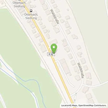 Standortübersicht der Tankstelle TotalEnergies Otterbach in 67731 Otterbach