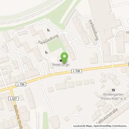 Standortübersicht der Tankstelle Aral Tankstelle in 42389 Wuppertal