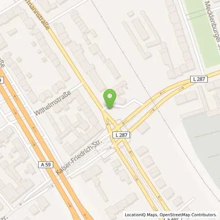 Standortübersicht der Tankstelle Tank-Eck Duisburg Hamborn in 47169 Duisburg Hamborn