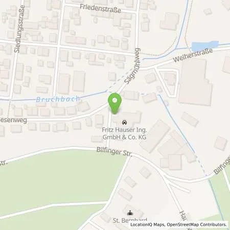 Standortübersicht der Tankstelle ZG Raiffeisen Tankstelle Königsbach-Stein in 75203 Königsbach-Stein