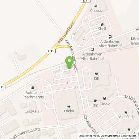 Standortübersicht der Tankstelle Lena Koenigs in 52457 Aldenhoven