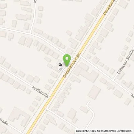 Standortübersicht der Tankstelle JET NORDHORN DENEKAMPER STR. 112A in 48529 NORDHORN