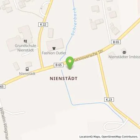 Standortübersicht der Tankstelle Tank u. Waschcenter Harting GmbH in 31688 Nienstädt