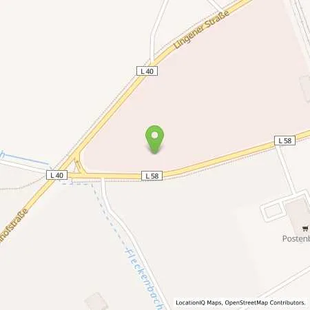 Standortübersicht der Tankstelle Raiffeisen-Warengenossenschaft Emsland Süd eG in 48488 Emsbüren (Leschede)