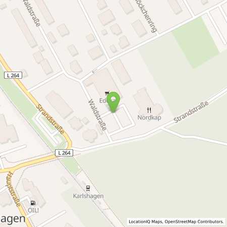 Standortübersicht der Benzin-Super-Diesel Tankstelle: OIL! Tankstelle Karlshagen in 17449, Karlshagen