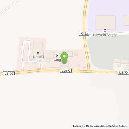 Standortübersicht der Benzin-Super-Diesel Tankstelle: Aral Tankstelle in 36132, Eiterfeld
