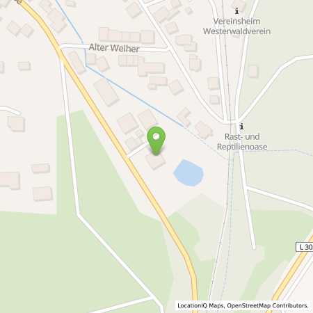 Standortübersicht der Benzin-Super-Diesel Tankstelle: SELTERS - RHEINSTRASSE 1A in 56242, Selters (Westerwald)