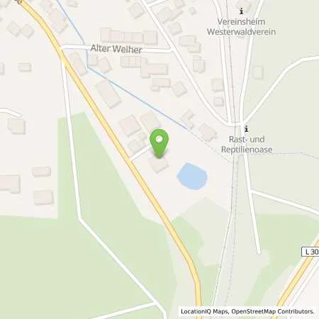 Standortübersicht der Tankstelle SELTERS - RHEINSTRASSE 1A in 56242 Selters (Westerwald)