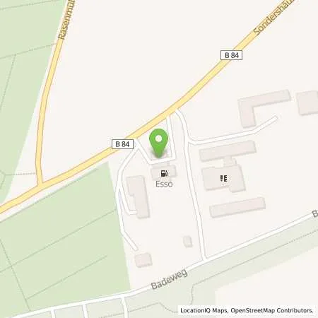 Standortübersicht der Tankstelle Esso Tankstelle in 99947 BAD LANGENSALZA