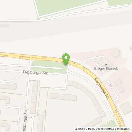 Standortübersicht der Tankstelle HALLE - FREYBURGER STR. 17 in 06132 Halle