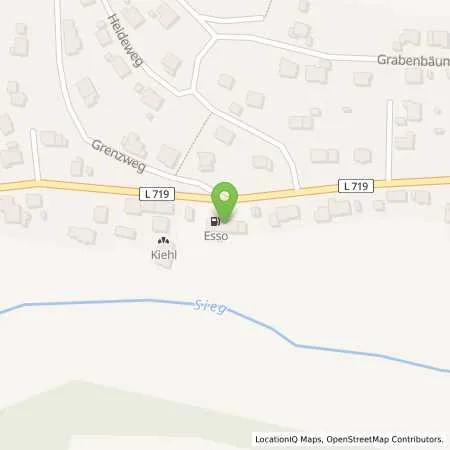 Standortübersicht der Tankstelle Esso Tankstelle in 57250 NETPHEN
