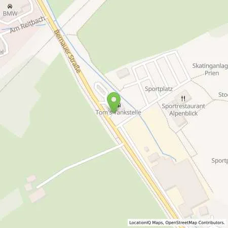 Standortübersicht der Tankstelle Freie Tankstelle Freund in 83209 Prien