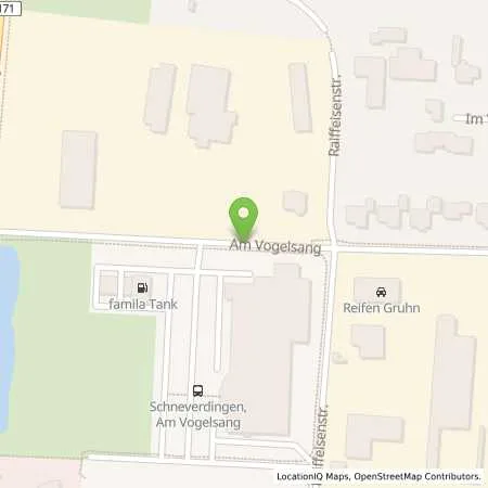 Standortübersicht der Tankstelle famila Tankstelle in 29640 Schneverdingen