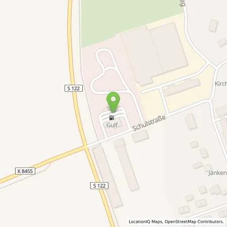 Standortübersicht der Tankstelle Gulf Jänkendorf in 02906 Waldhufen