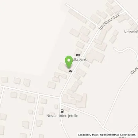 Standortübersicht der Tankstelle VR-Bank in Südniedersachsen eG in 37115 Nesselröden