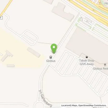 Standortübersicht der Tankstelle Globus Handelshof St. Wendel GmbH & Co. KG Betriebsstätte Koblenz-Bubenheim in 56070 Koblenz (Bubenheim)