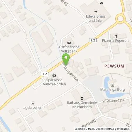 Standortübersicht der Tankstelle Aral Tankstelle in 26736 Krummhörn