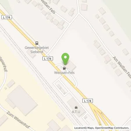 Standortübersicht der Tankstelle Tankstelle Weissen-Fels in 66663 Merzig