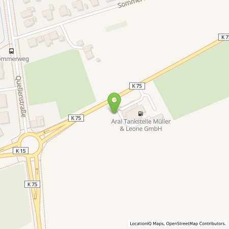 Standortübersicht der Benzin-Super-Diesel Tankstelle: Aral Tankstelle in 59556, Lippstadt