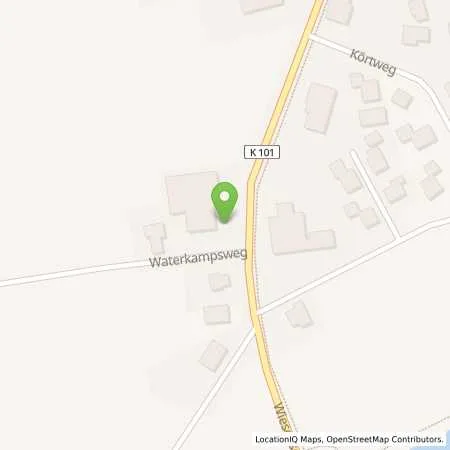 Standortübersicht der Tankstelle Raiffeisen Warengenossenschaft Ammerland-OstFriesland eG in 26605 Wiesens