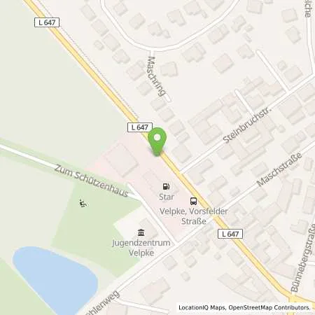 Standortübersicht der Tankstelle star Tankstelle in 38458 Velpke