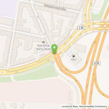 Standortübersicht der Tankstelle OIL! tank & go Automatentankstelle Duisburg in 47051 Duisburg