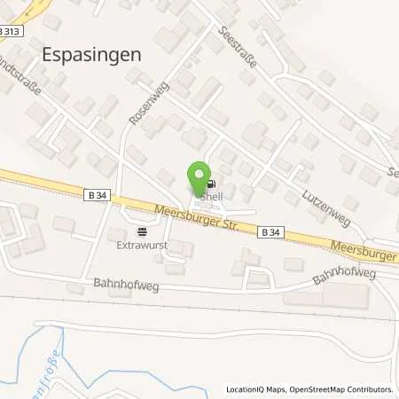 Standortübersicht der Tankstelle Shell Stockach Bünd Str. 19 in 78333 Stockach