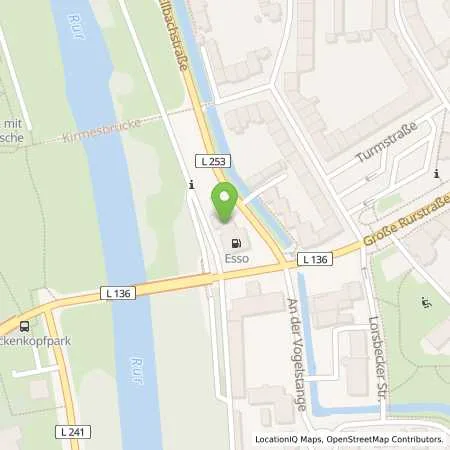 Standortübersicht der Tankstelle Esso Tankstelle in 52428 JUELICH