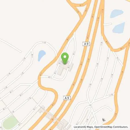 Standortübersicht der Tankstelle Aral Tankstelle, BAT FRANKENWALD WEST in 95180 Berg