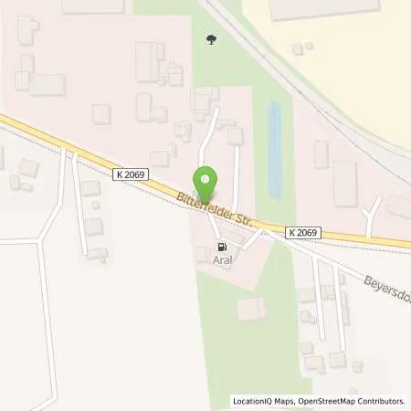 Standortübersicht der Tankstelle Aral Tankstelle in 06780 Zörbig