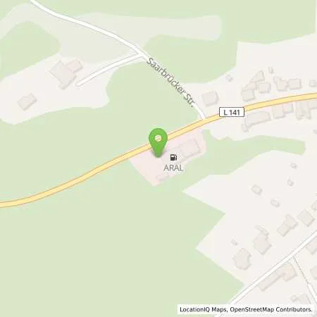 Standortübersicht der Tankstelle Aral Tankstelle in 66557 Illingen (Uchtelfange)