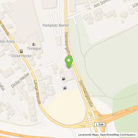 Standortübersicht der Tankstelle Shell Arnsberg Stembergstr. 80 in 59755 Arnsberg