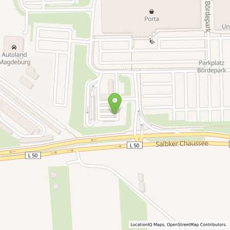 Standortübersicht der Benzin-Super-Diesel Tankstelle: Supermarkt-Tankstelle MAGDEBURG SALBKER CHAUSSEE 67-71 in 39118, MAGDEBURG