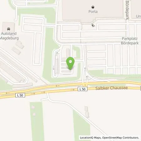 Standortübersicht der Tankstelle Supermarkt-Tankstelle MAGDEBURG SALBKER CHAUSSEE 67-71 in 39118 MAGDEBURG