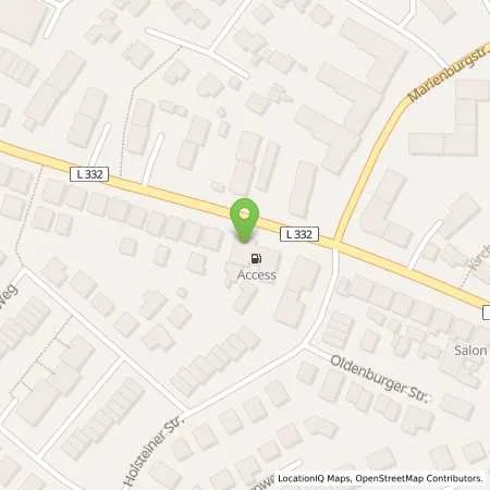 Standortübersicht der Tankstelle Access Stockelsdorf in 23617 Stockelsdorf