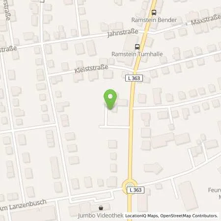 Standortübersicht der Tankstelle Shell Ramstein-Miesenbach Landstuhler Str. 72 in 66877 Ramstein-Miesenbach