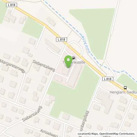 Standortübersicht der Tankstelle Raiffeisen Westfalen Mitte eG in 33165 Lichtenau (Henglarn)