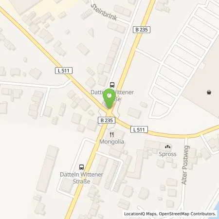 Standortübersicht der Tankstelle FluS Handelsgesellschaft mbH in 45711 Datteln