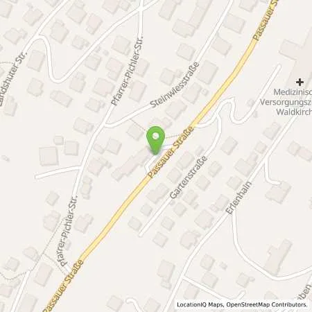 Standortübersicht der Tankstelle AVIA Tankstelle in 94065 Waldkirchen