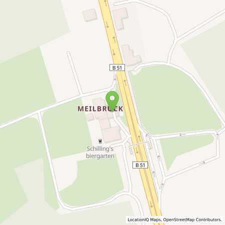Standortübersicht der Benzin-Super-Diesel Tankstelle: TOTAL MECKEL-MEILBRUECK in 54636, MECKEL-MEILBRUECK
