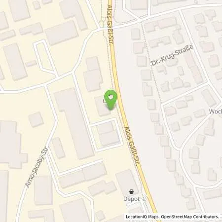 Standortübersicht der Tankstelle Pfarrkirchen Südeinfahrt 4 in 84347 Pfarrkirchen