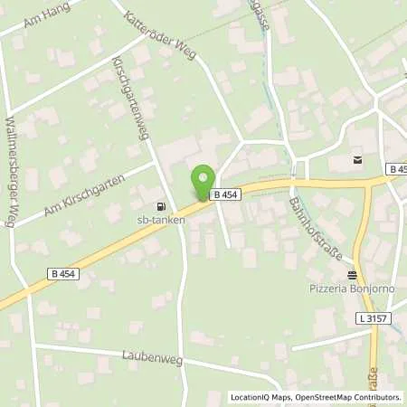 Standortübersicht der Tankstelle Esso Tankstelle in 36280 OBERAULA