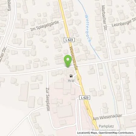Standortübersicht der Tankstelle Aral Tankstelle in 76228 Karlsruhe