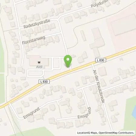 Standortübersicht der Tankstelle Aral Tankstelle in 48231 Warendorf