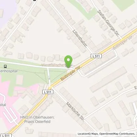 Standortübersicht der Tankstelle Aral Tankstelle in 46117 Oberhausen